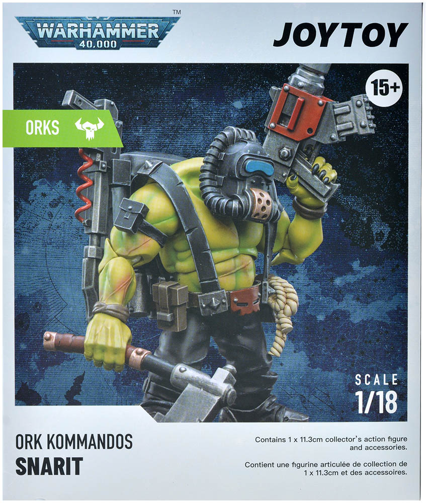 Фигурка JoyToy Warhammer 40 000 Ork Kommandos Dakka Boy Snarit