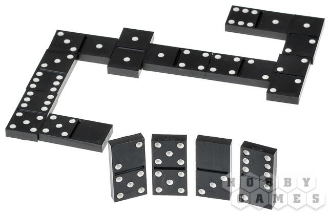 Классическое домино в пластиковой коробке фото 4