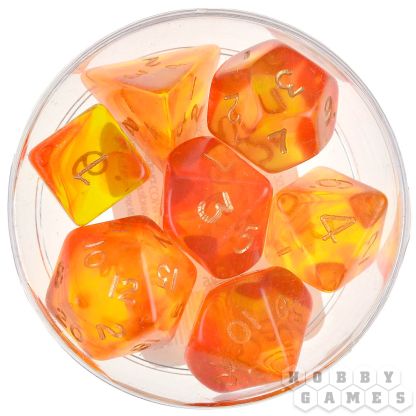 Набор кубиков Dice and Games: Blitz Yellow and Red, 7 шт.