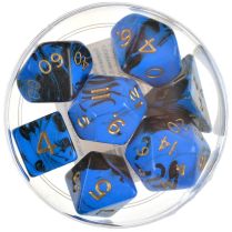 Набор кубиков Dice and Games: Oblivion Blue, 7 шт.