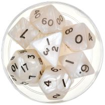 Набор кубиков Dice and Games: Pearl White, 7 шт.
