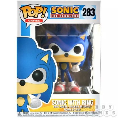 Фигурка Funko POP! Games. Sonic The Hedgehod: Sonic with Ring 283 фото 3