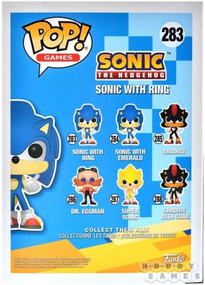 Фигурка Funko POP! Games. Sonic The Hedgehod: Sonic with Ring 283 фото 4