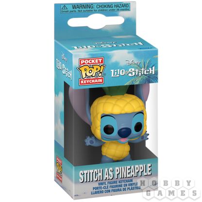 Брелок Funko POP! Pocket Keychain. Disney Lilo & Stitch: Stitch as Pineapple фото 2