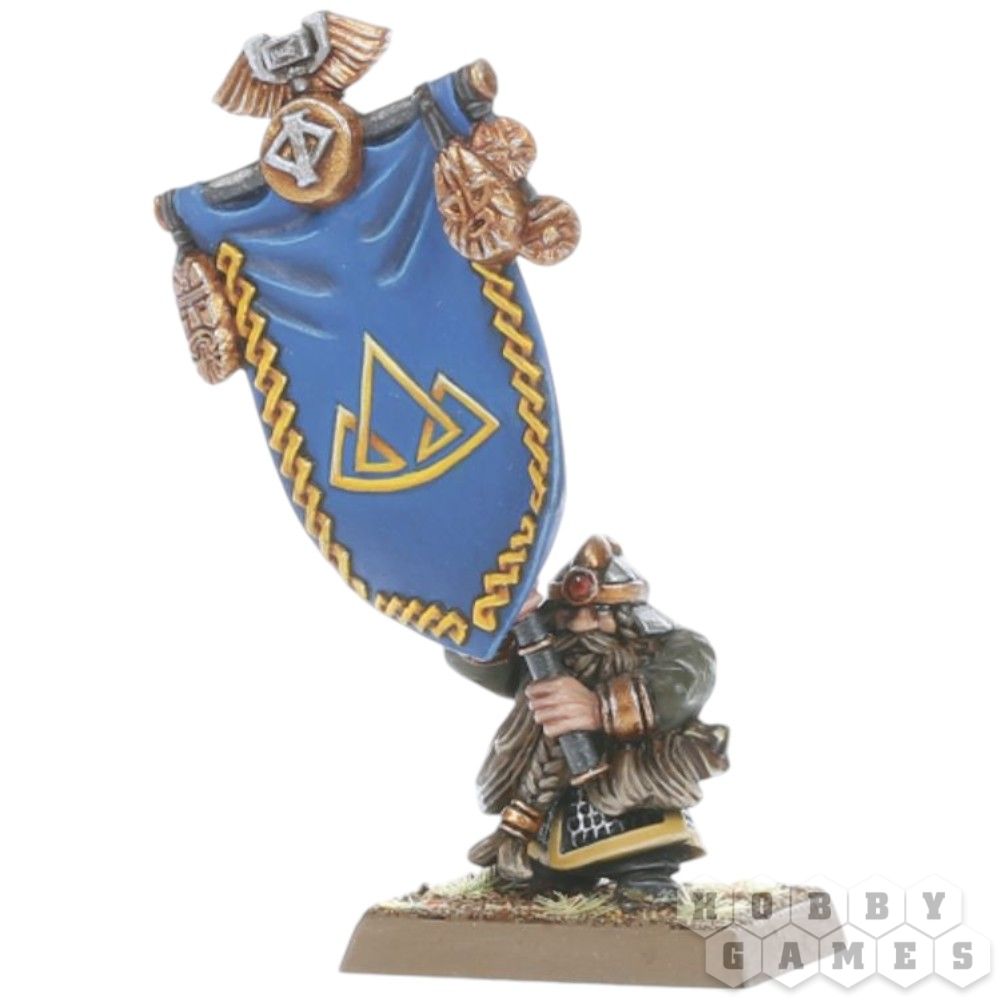 Games Workshop Warhammer The Old World - Dwarf Lord With Shieldbearers - Seigneurs Nains Dwarfen Mountain Holds