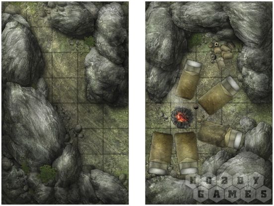 Pathfinder. НРИ. Игровое поле "Лагеря и убежища" фото 3