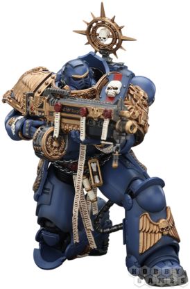 Фигурка JoyToy. Space Marine 2: Ultramarines Heavy Relic Primus Armor with Heavy Relic Bolt Rifle фото 4