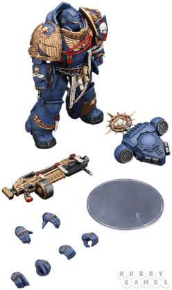 Фигурка JoyToy. Space Marine 2: Ultramarines Heavy Relic Primus Armor with Heavy Relic Bolt Rifle фото 5