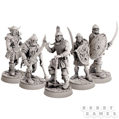 Набор миниатюр "Орки-налётчики"