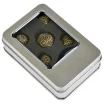 Набор фигурных металлических кубиков Stuff-Pro, 7 шт. (латунные)