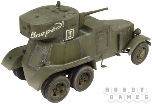 Советский бронеавтомобиль БА-3 (1:35) фото 2