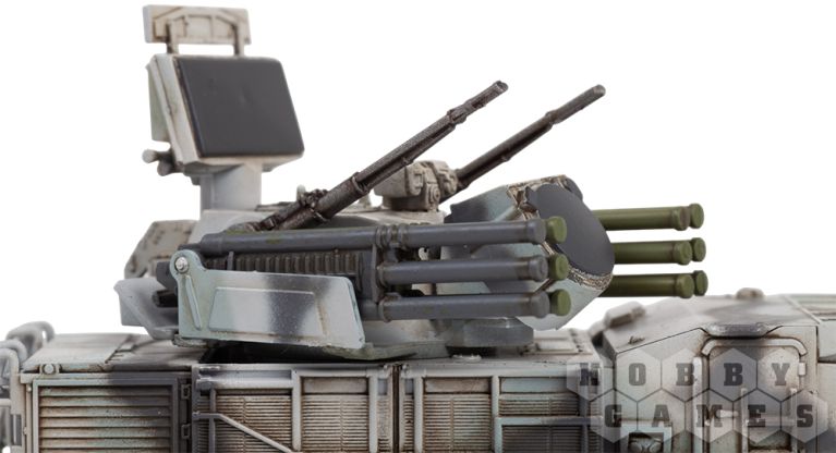 Российский самоходный зенитный ракетно-пушечный комплекс "Панцирь-С1" (1:100) фото 6