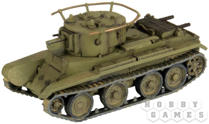 Советский лёгкий артиллерийский танк БТ-7А (1:100) фото 3