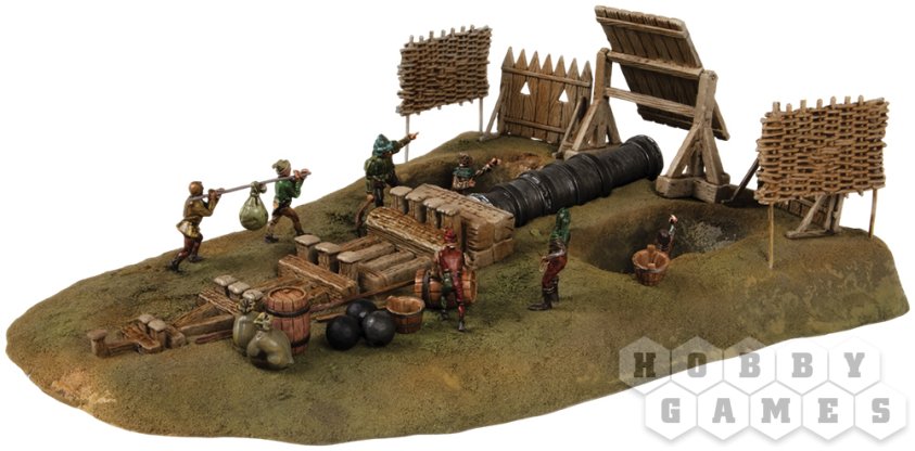 Средневековая тяжёлая бомбарда (1:72) фото 3