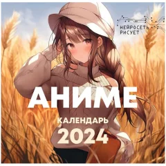 Нейросеть рисует: Аниме. Календарь 2024