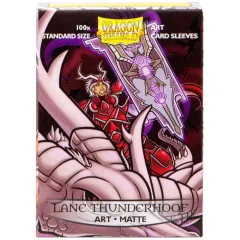 Протекторы Dragon Shield (100 шт., 63x88 мм): с рисунком Lane Thunderhoof Portrait, матовые