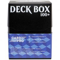Пластиковая коробочка Card-Pro (чёрная, 73 мм, 100+ карт)
