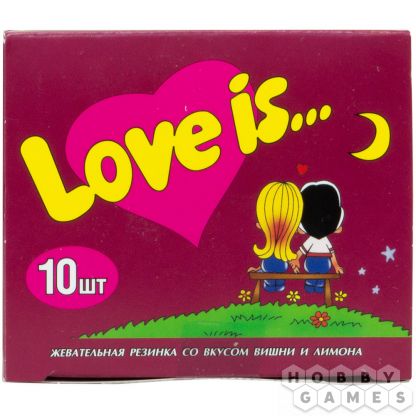 Жевательная резинка Love is: вишня-лимон