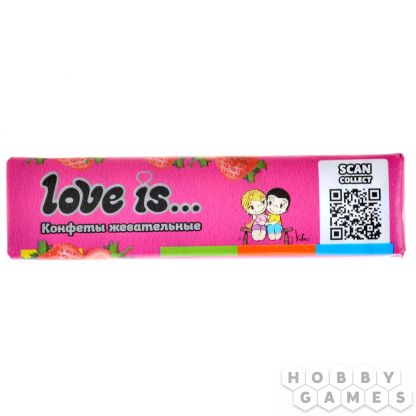 Жевательная конфета Love is...: клубника