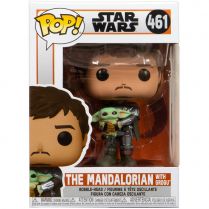 Фигурка Funko POP! Star Wars. The Mandalorian: The Mandalorian with Grogu