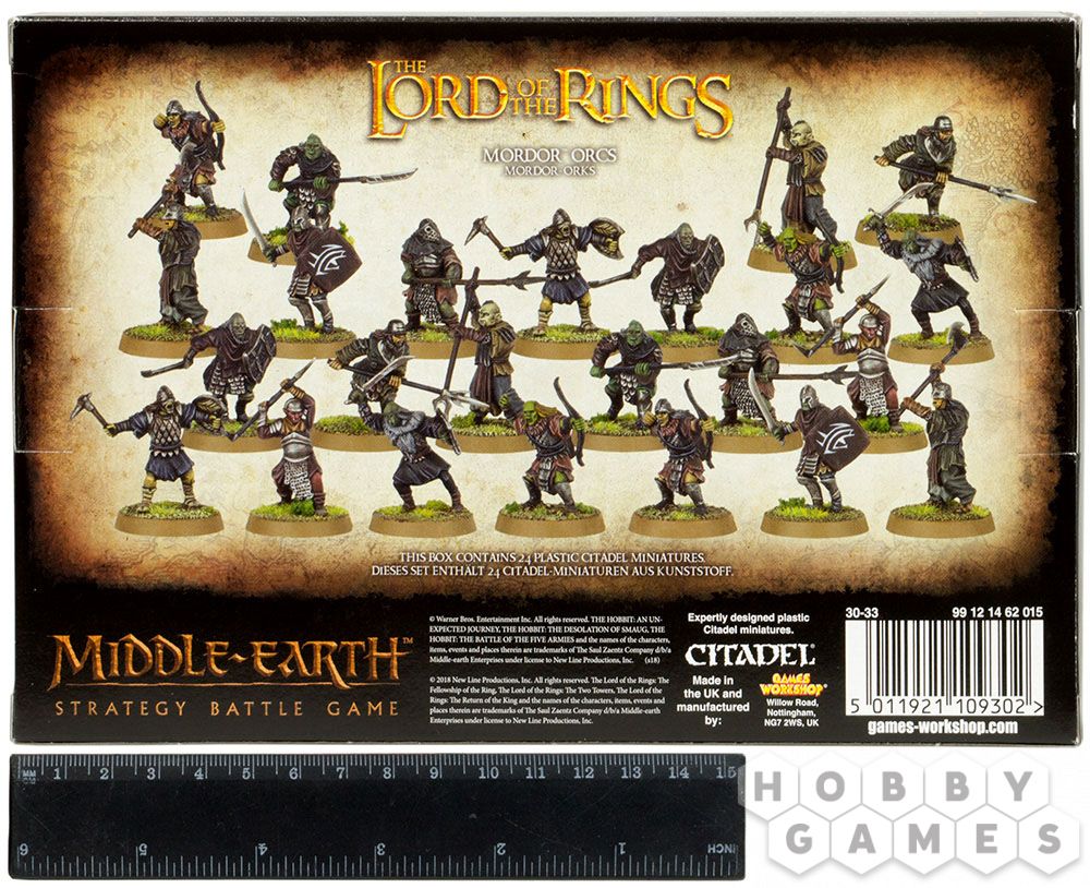 Mordor Orcs - The Lord of the Rings - Middle Earth SBG - La boutique