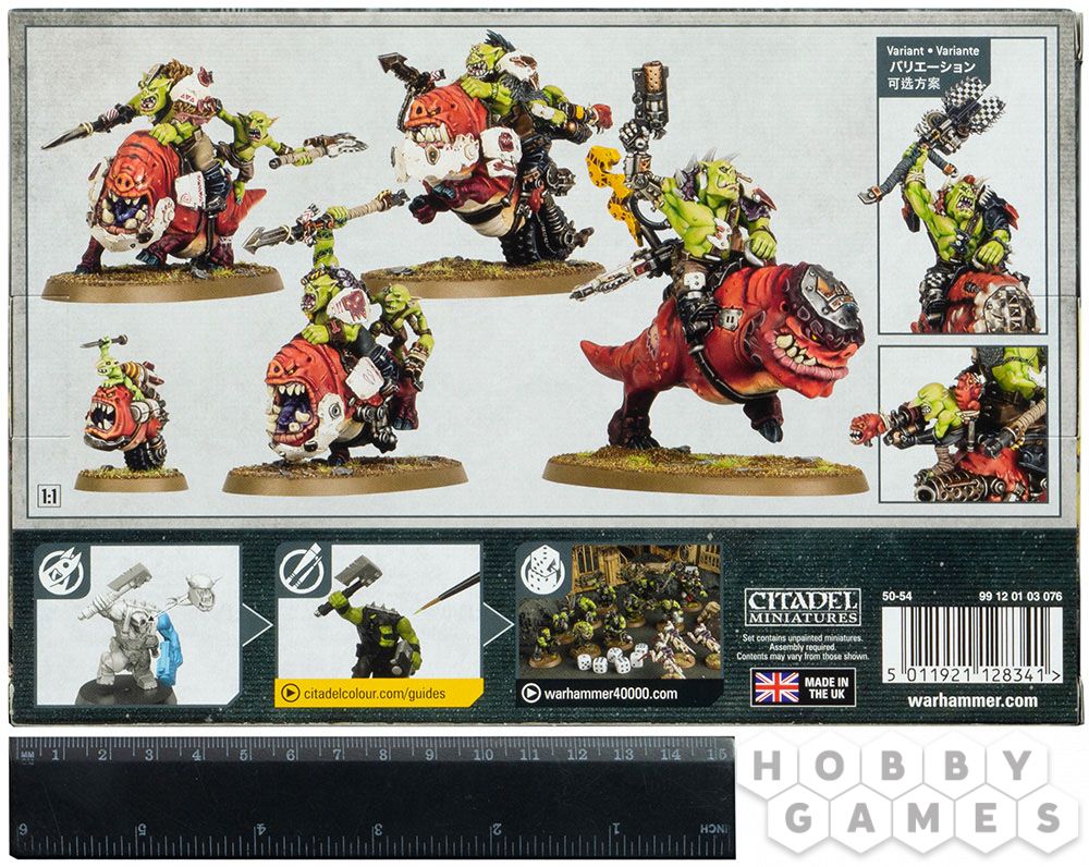 Warhammer 40K Bitz: Orks - Squighog Boyz - Torso D2 Produktbild-Vorschau 3