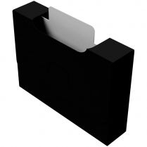 Картотека UniqCardFile Standart (чёрная, 20 мм, 30+ карт)
