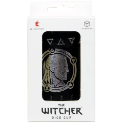 Стакан для кубиков The Witcher Dice Cup. Geralt Sword of Destiny, кожаный