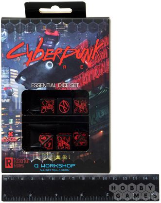 Набор кубиков Cyberpunk Red Essential, 6 шт. фото 2