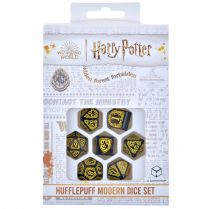 Набор кубиков Harry Potter. Hufflepuff Modern Dice Set: Black