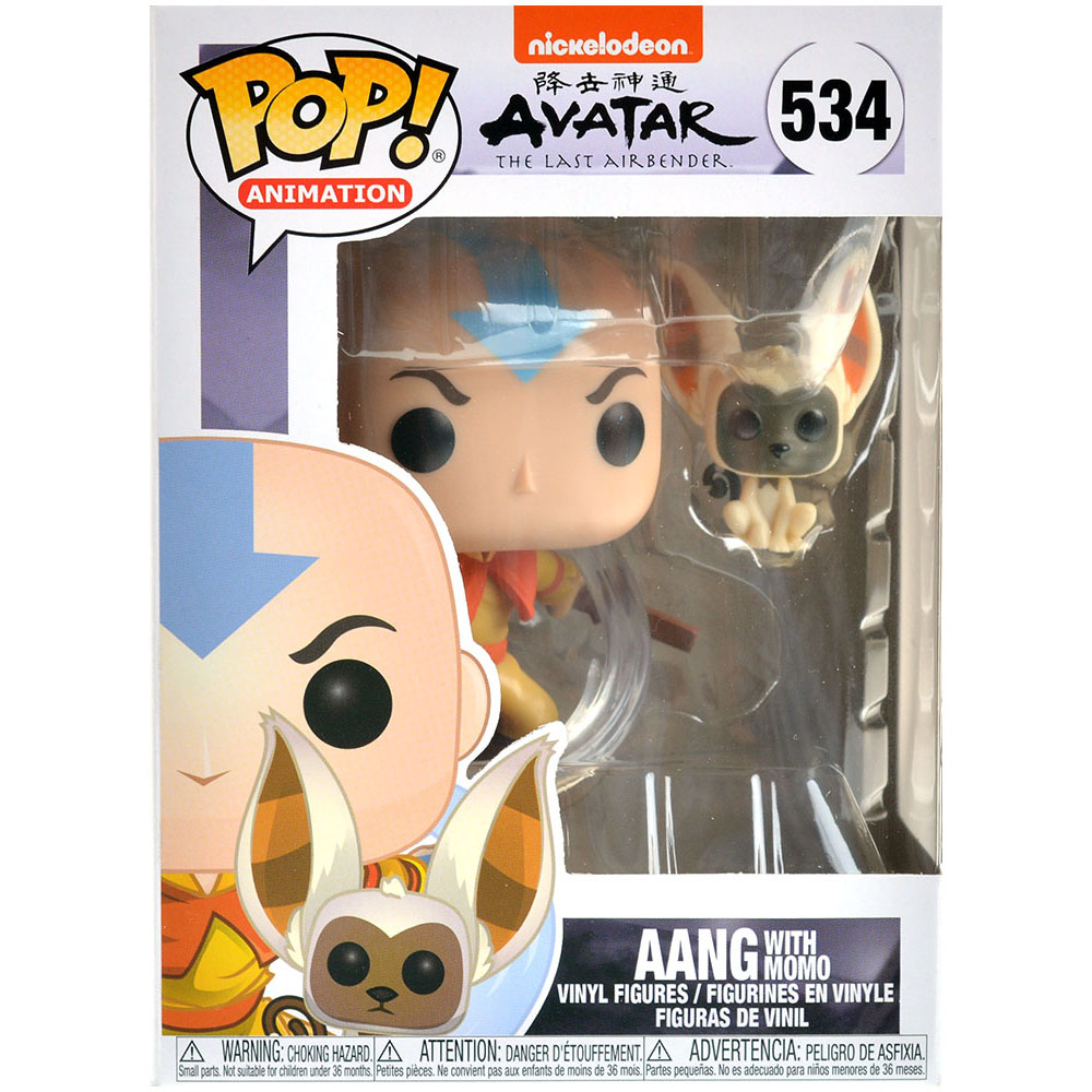 Фигурка Funko POP! Animation. Avatar The Last Airbender: Aang With Momo